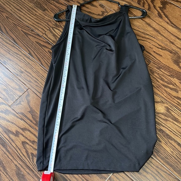 Black unique tank top. - Picture 7 of 7